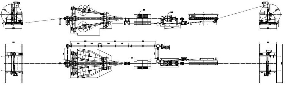 1600/1+3 Cradle Type Cabling Machines For 50-400mmsq.