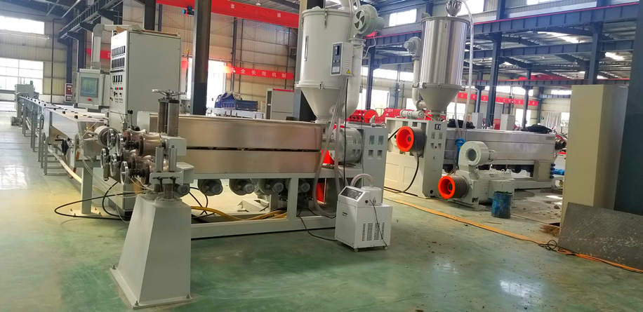 80mm Power Cable Sheath Extruder Line Machines.