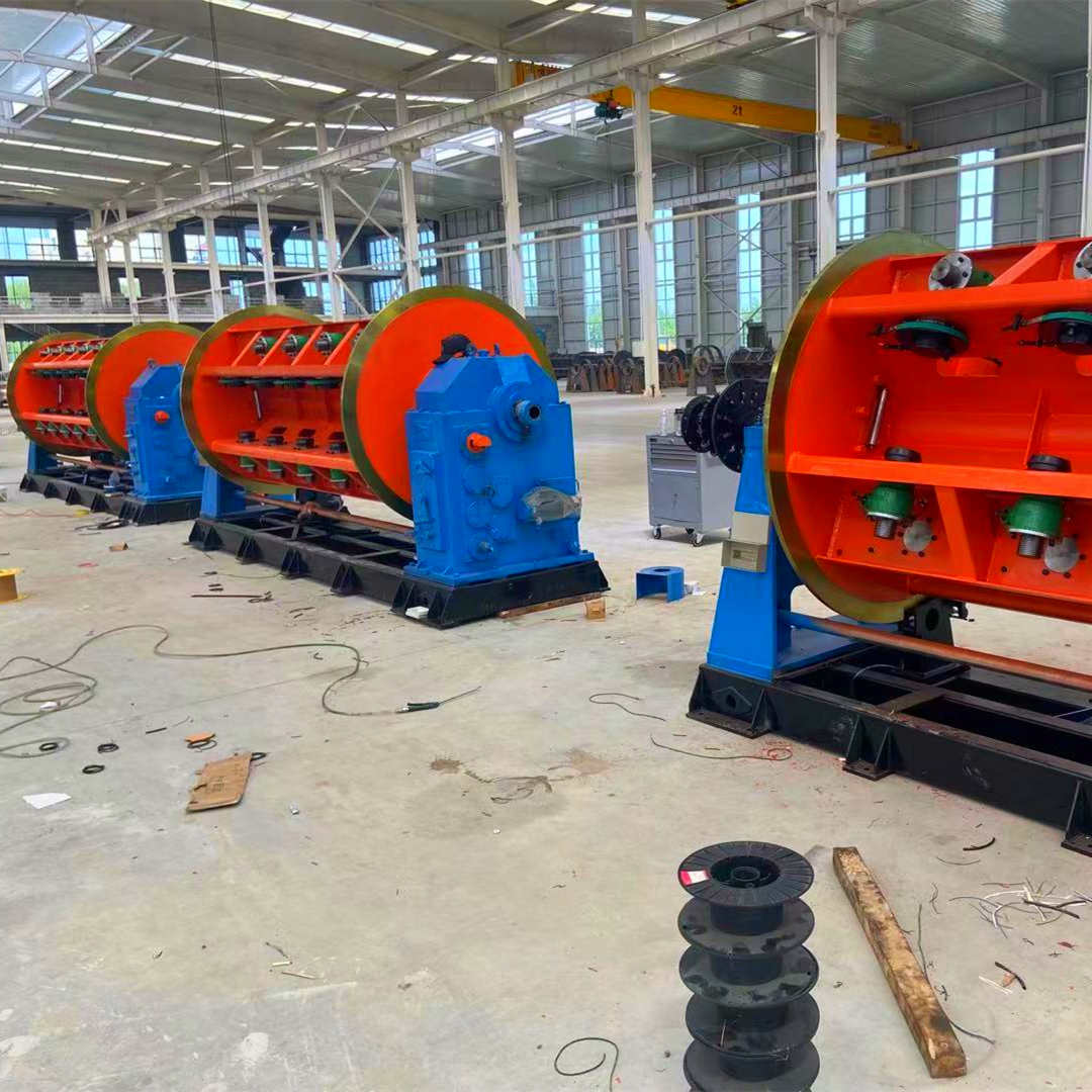 500/1+6+12+18 Rigid Stranding Machine With Ground Shaft Driving