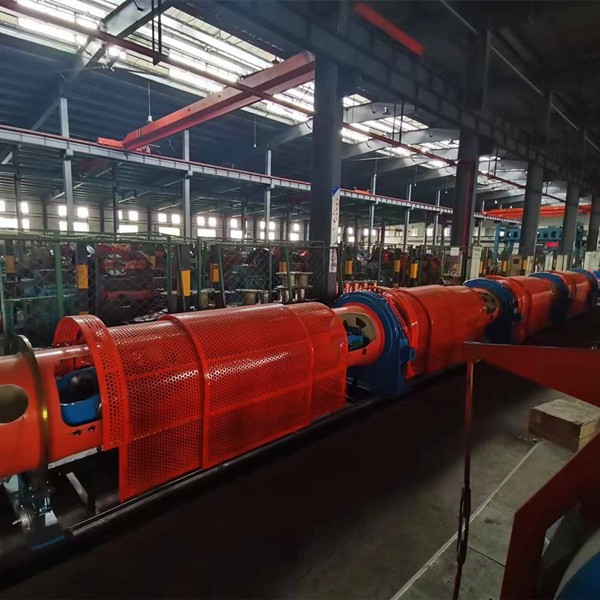 630/12+1 Tubular Stranding Machines With Ground Shaft Driving